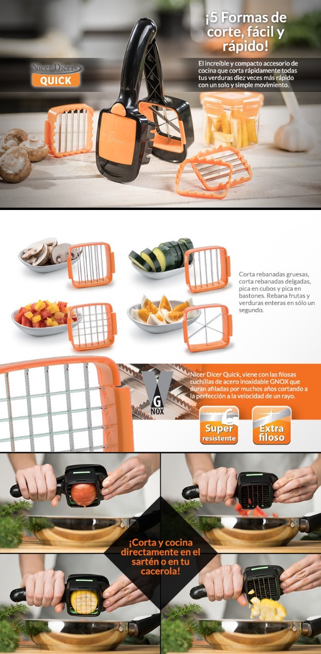 Nicer Dicer Quick - Set de 2 unidades
