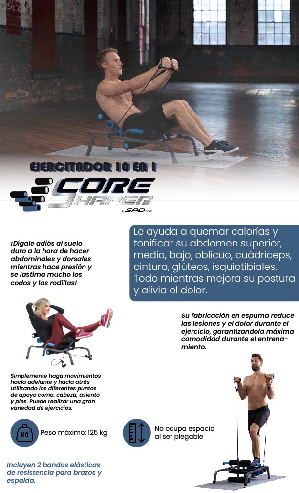 Abdominalera 10 en 1 Core Shaper