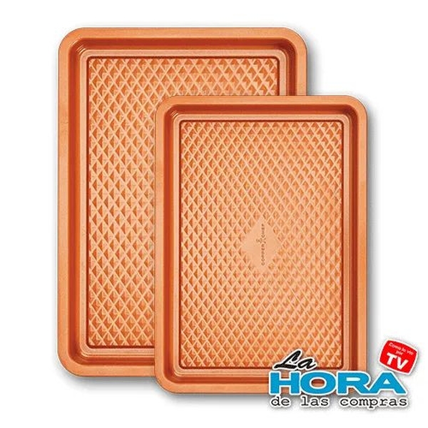 Bandejas Copper Chef Diamond (2 Piezas)