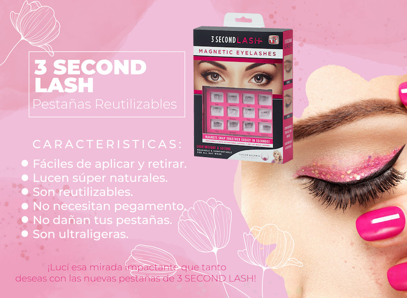 Pestañas Reutilizables 3 Second Lash