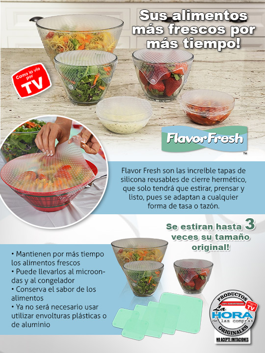 Cobertor para Contenedores de Alimentos Flavor Fresh