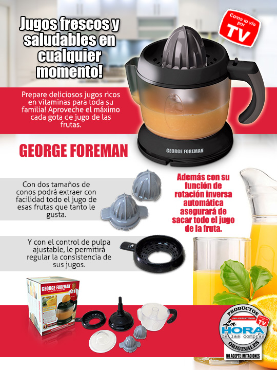 George Foreman Exprimidor De Jugos