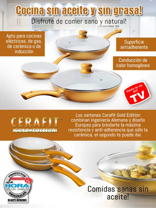 Sartenes Cerafit Gold