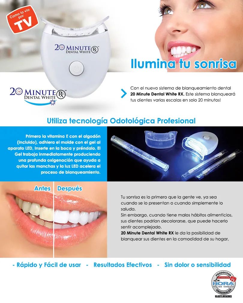 Blanqueador De Dientes Dental White