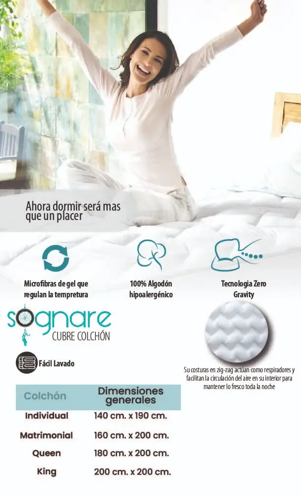 Sognare Cubre Colchon