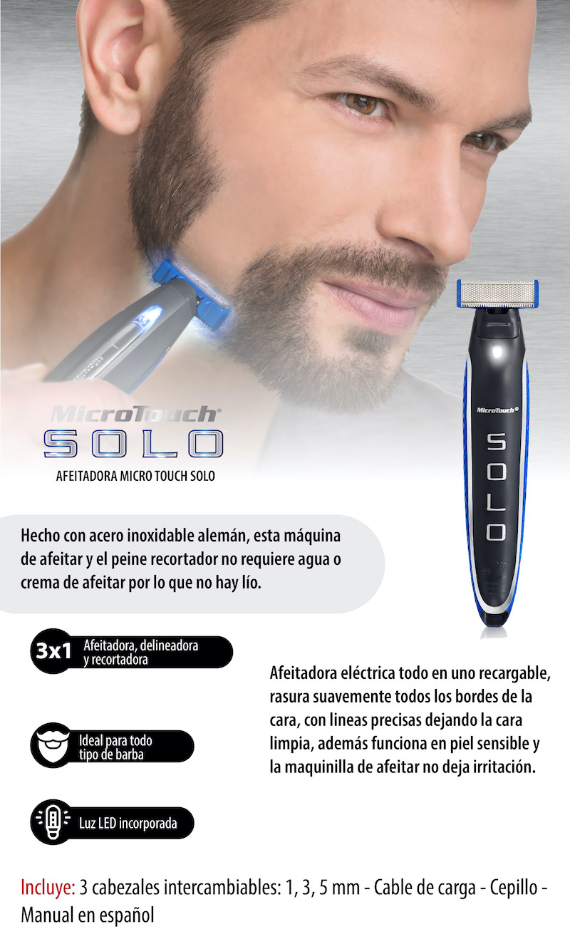 Afeitadora Micro Touch Solo