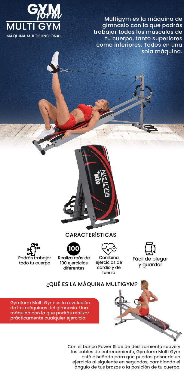 Maquina de Ejercicios Multifunción  Multigym