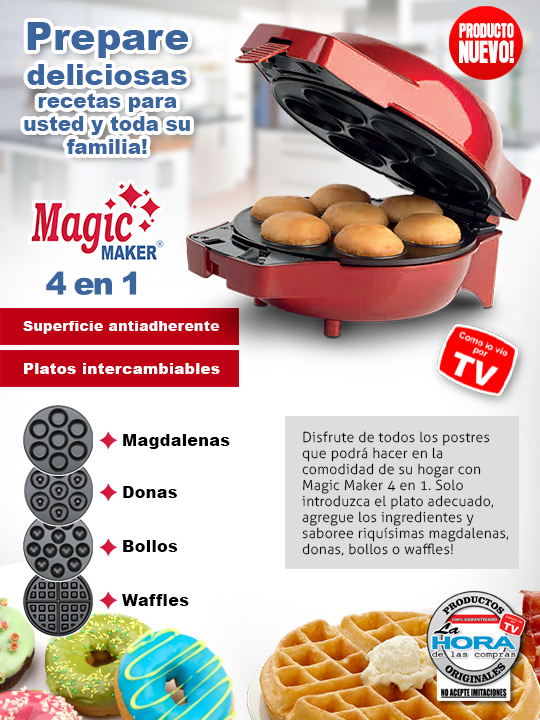 Maquina de postres Magic Maker 4 en 1