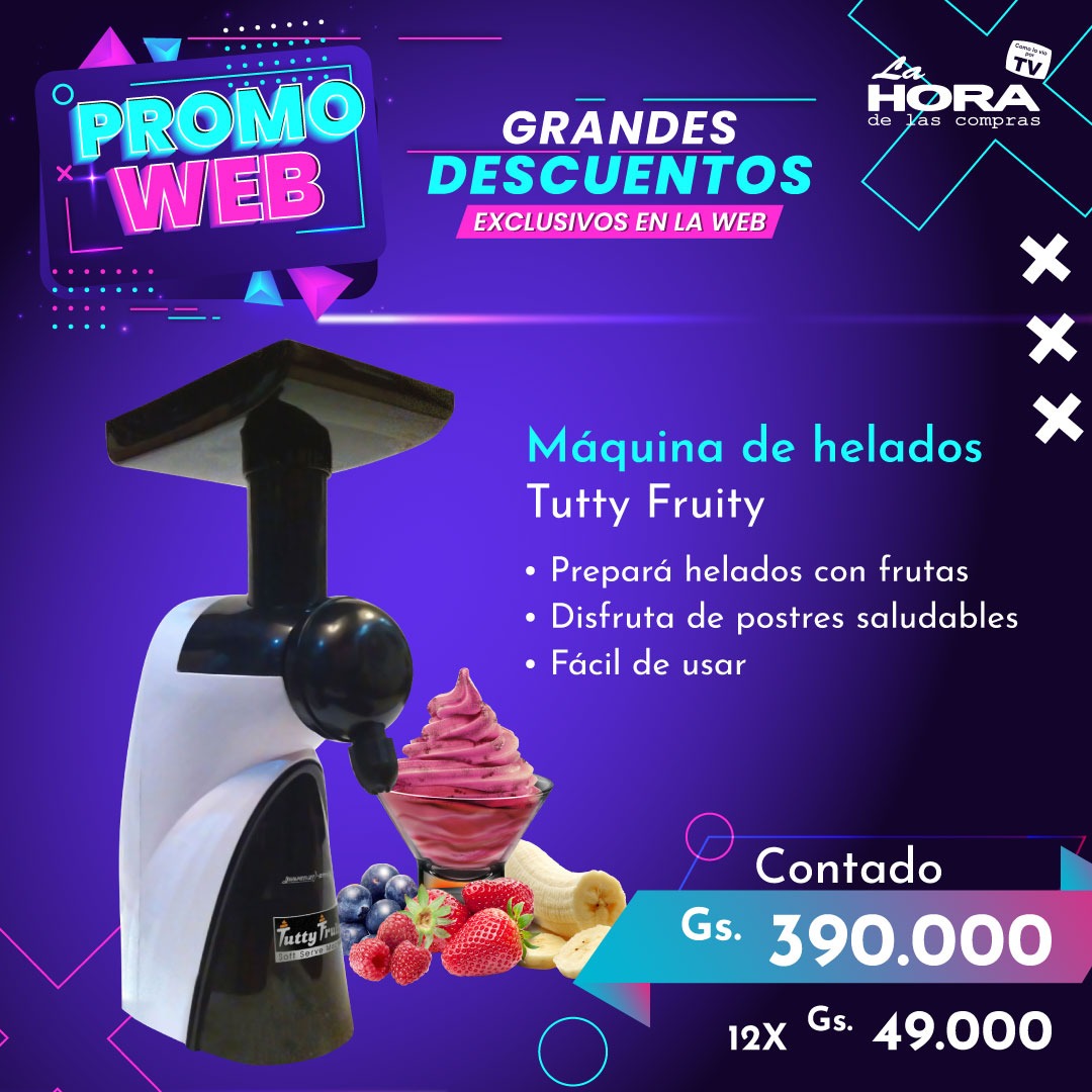 Máquina de Helado Tutty Fruity