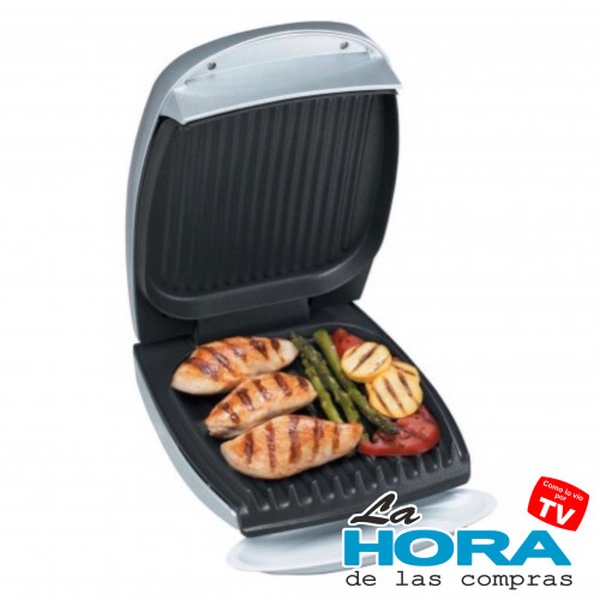 Plancha Grill George Foreman C/ Calentador De Pan