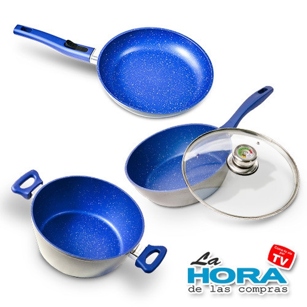 Set De Ollas Flavor Stone (4 Piezas)